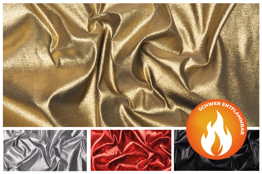 Lurex Stoff flammhemmend - 310 cm 