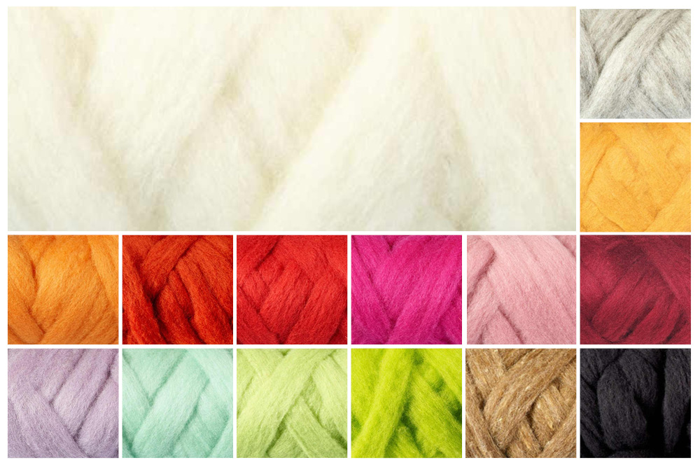 Wollstrang - 3-4 cm stark - 10 Meter Paket 