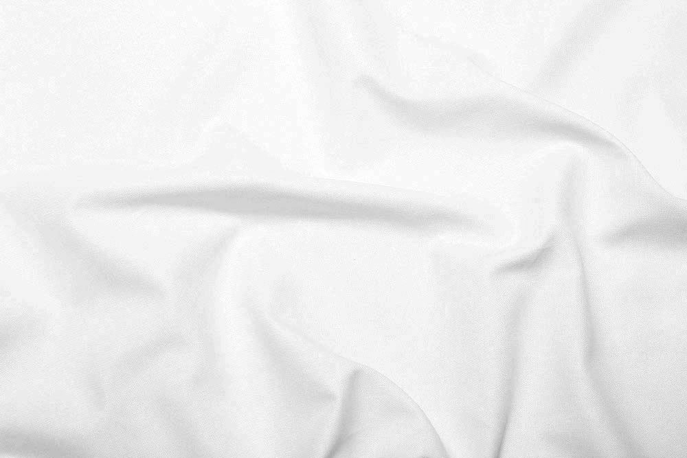 Canvas Baumwollstoff - Uni - Weiß - B-Ware 