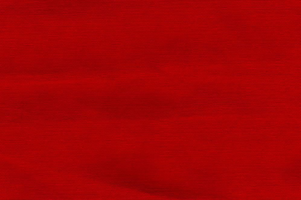 Canvas Baumwollstoff - Uni - Rot - 1,0 Meter 
