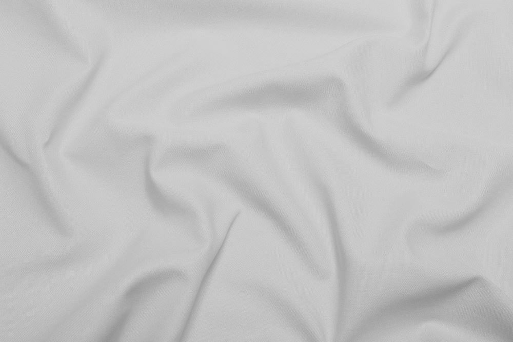 Canvas Baumwollstoff - Uni - Hellgrau - 2,0 Meter 