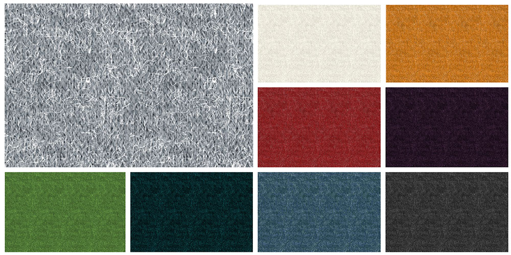 Strickjersey - Melange-Effekt 