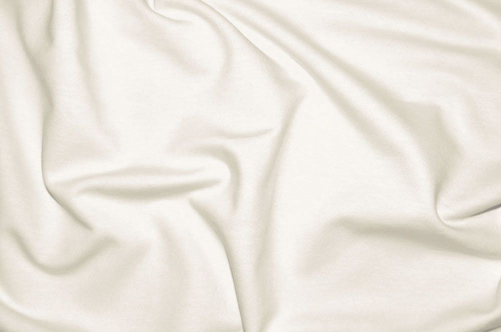 T-Shirt-Stoff de luxe Creme