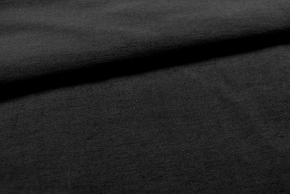 Viskose-Stretch - Uni Schwarz