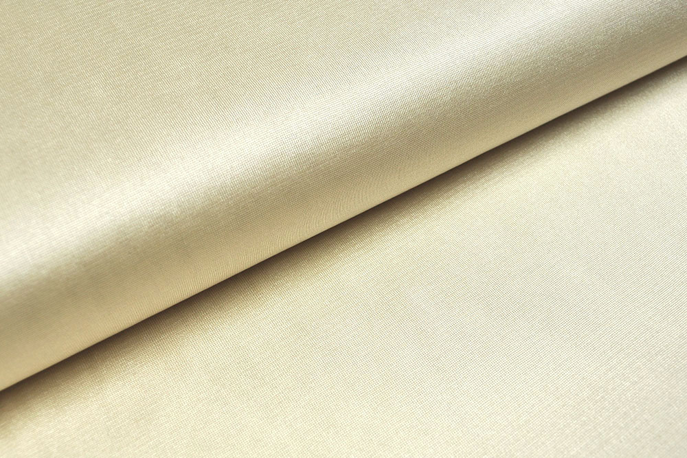 Futterstoff Super-Stretch - Uni - Creme - 1,0 Meter 