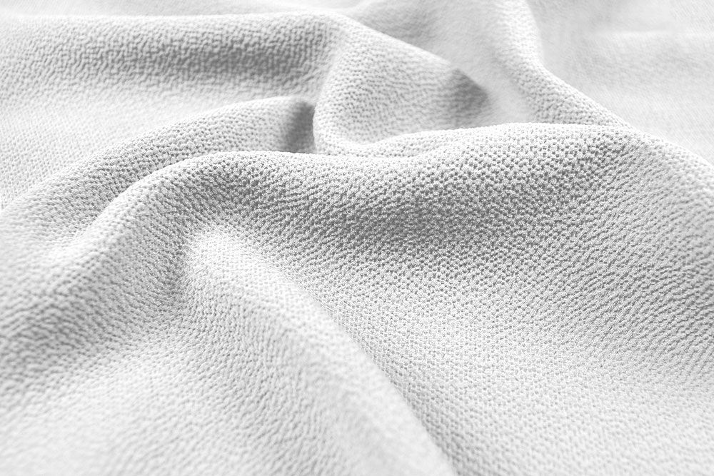 Crêpe-Chiffon - Uni Weiß