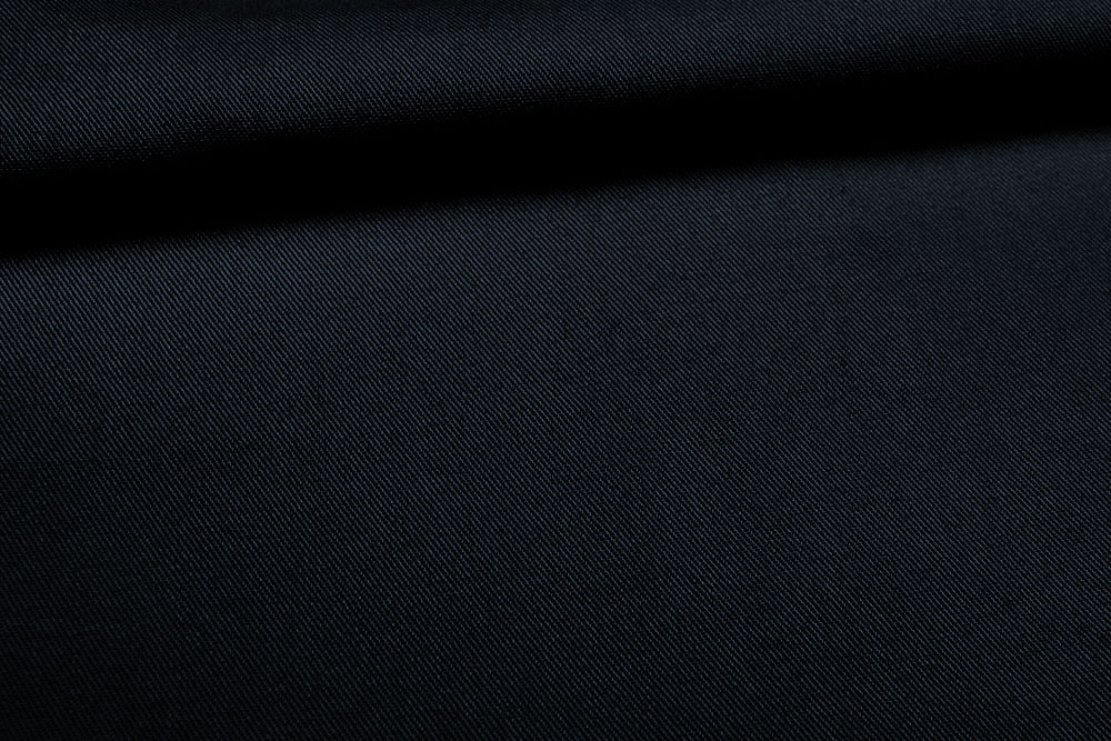 Twill-Stoff - Uni - Nachtblau - 1,0 Meter 