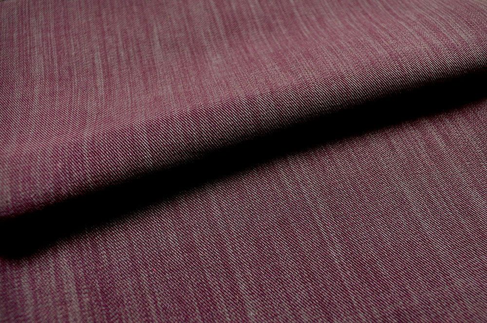 Bekleidungsstoff Melange - Cashmere feeling Brombeer