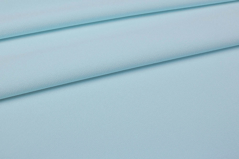 Crêpe Georgette - Uni Hellblau