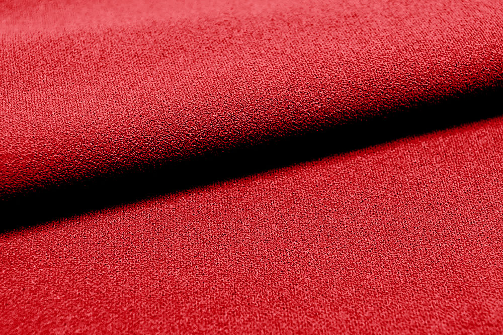 Scuba-Crêpe - Uni Kirsch