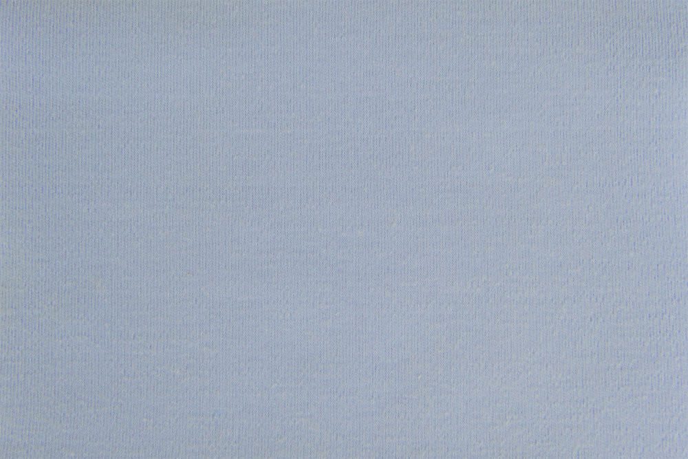 Bündchen-Stoff - glatt - BIO Babyblau