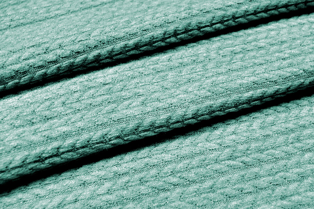 Sweatshirt-Stoff Premium - Angora-Touch Mint