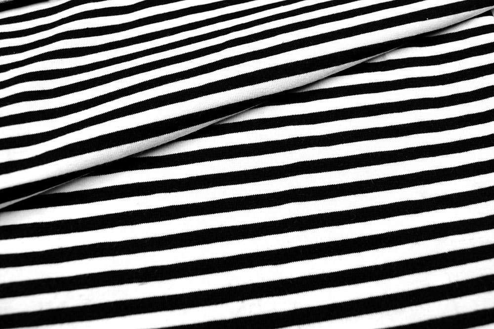 Jersey - Ringel Schwarz