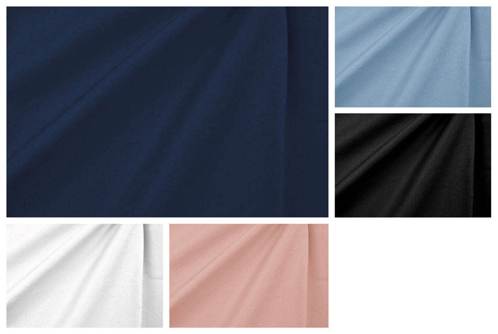 Viskose-Popeline - Uni 