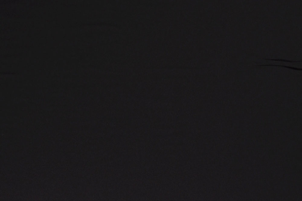 Jersey-Stoff - Recycling - Uni Schwarz