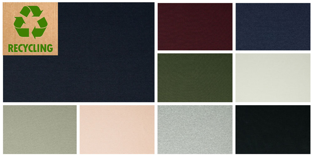 Bündchen-Stoff Recycling - Uni 