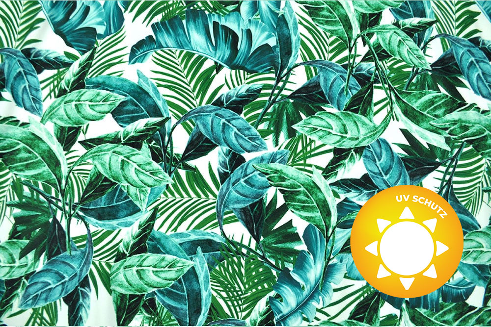 Badeanzugstoff - Tropical Plants 