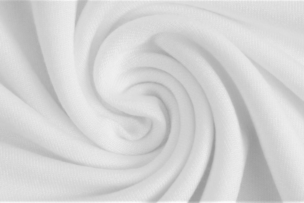 Modal-French-Terry Weiß