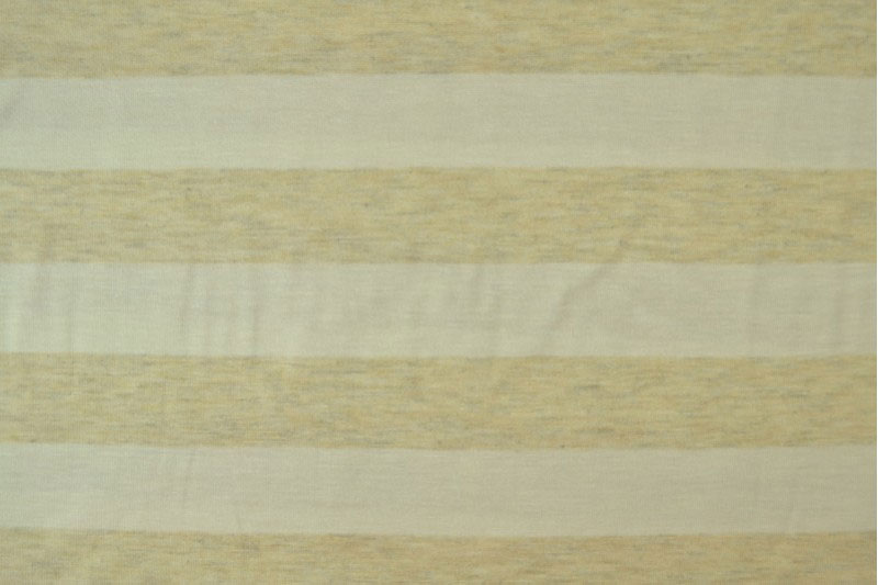 Viskosejersey - Streifen - Creme 