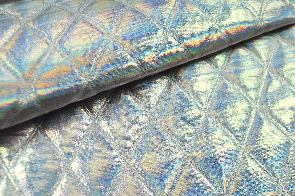 Hologramm-Steppstoff wattiert 