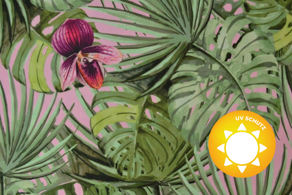 Badeanzugstoff - Monstera Summer 