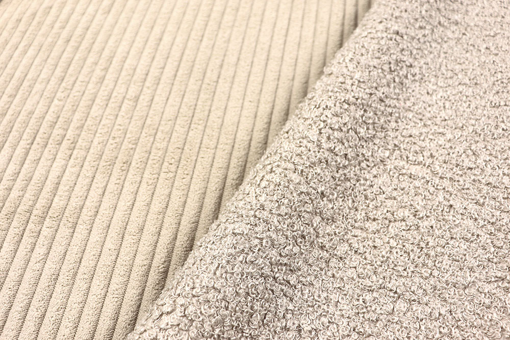 Cordstoff - Fellabseite - Creme 