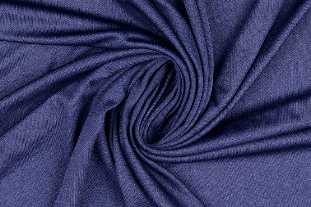 Polyester-Jersey - Uni Nachtblau