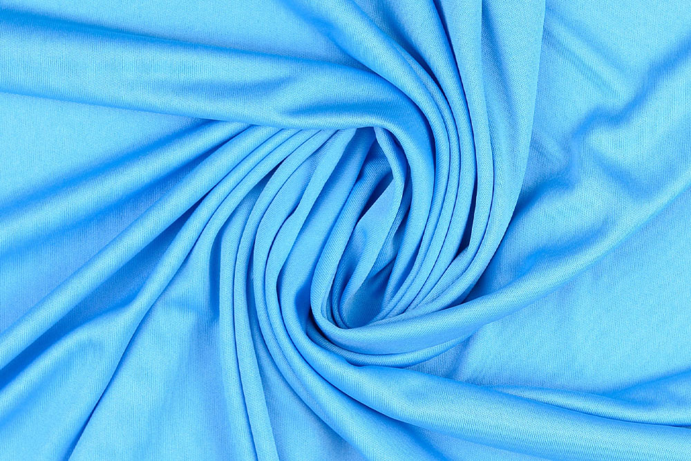 Polyester-Jersey - Uni Türkis