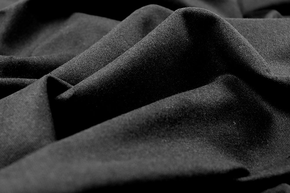 Molton-Thermofutter - Schwarz 