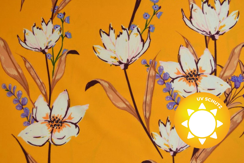 Badeanzugstoff - Flower Feel 