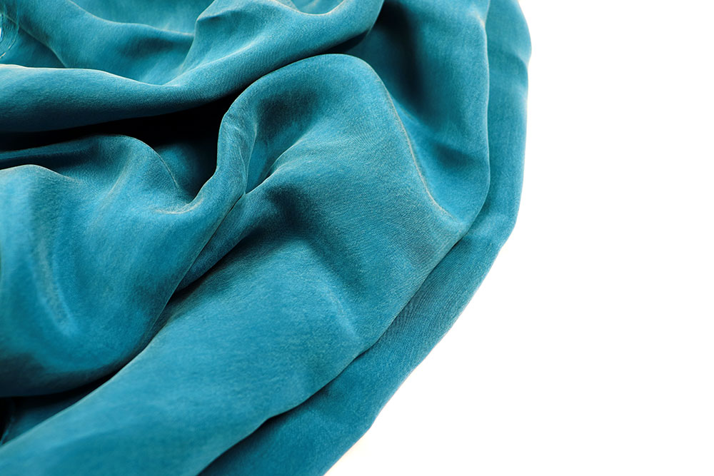 Cupro-Stoff - Petrol 