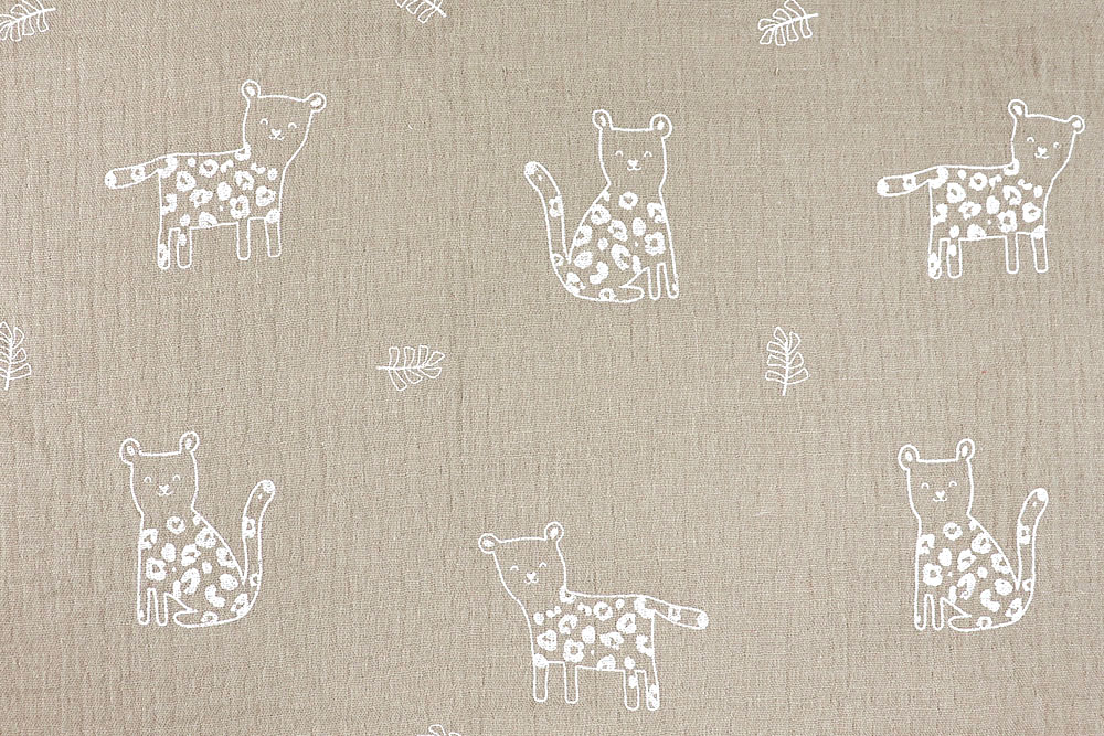 Musselin - Wilder Leopard 