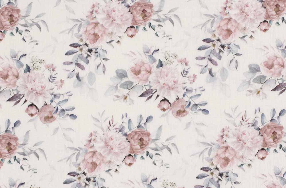 Musselin Digital - Rosenträume 