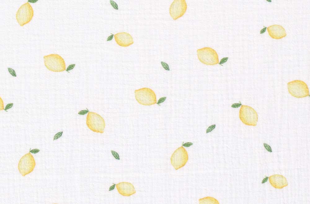 Musselin Digital - Zitronen 