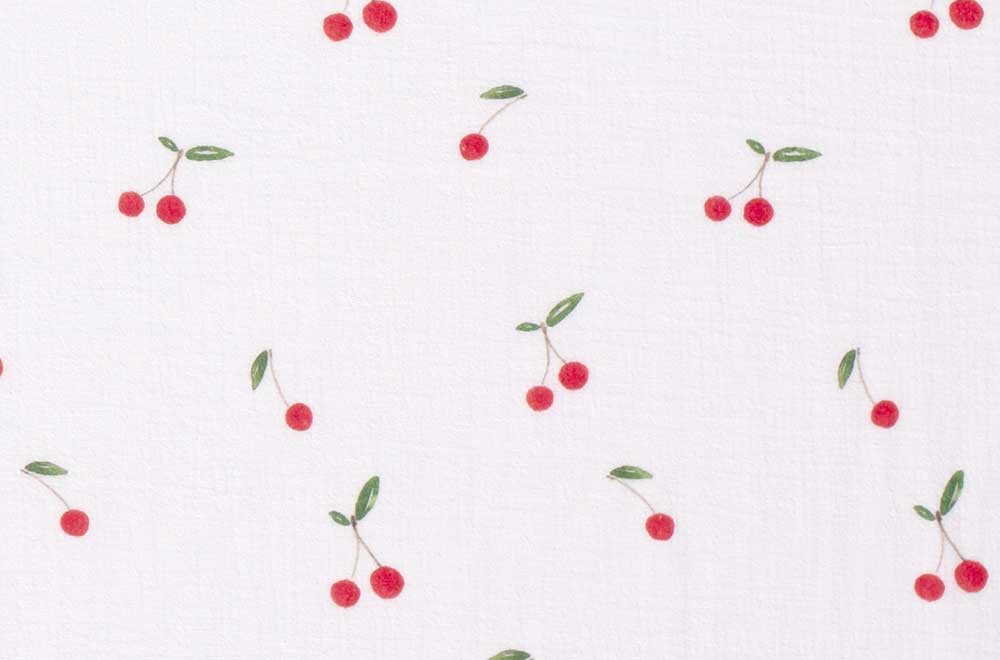 Musselin - Digital - Kirschen 