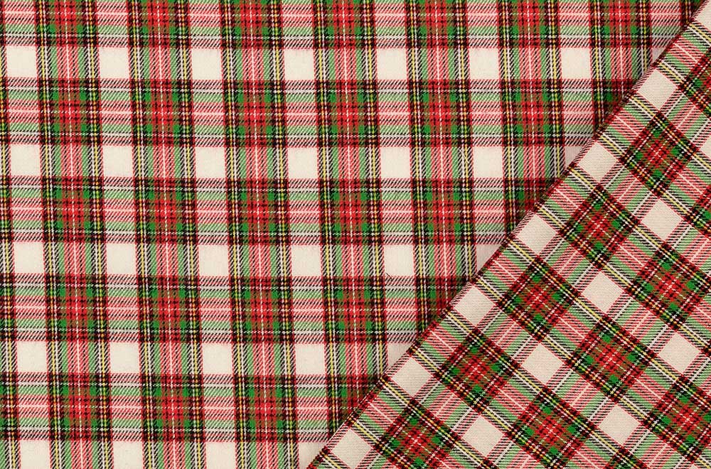 Baumwollflanell - Karo Cardiff 