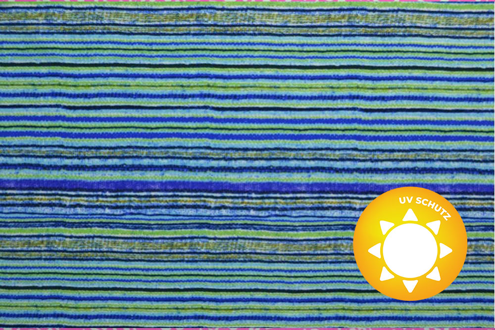 Badeanzugstoff - Marine-Streifen 