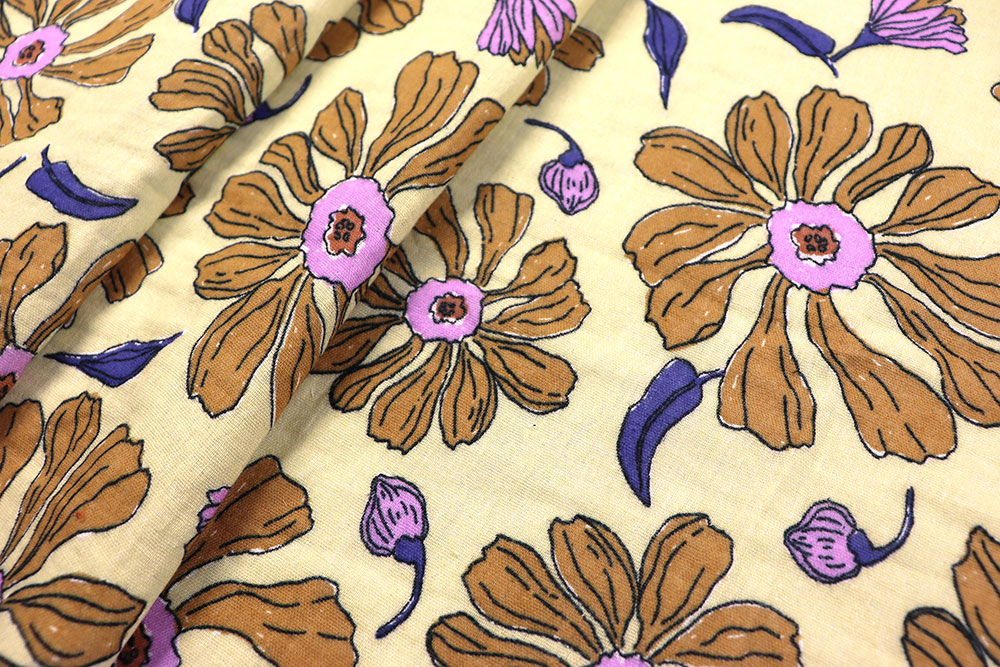 Musselin - Big Flowers 