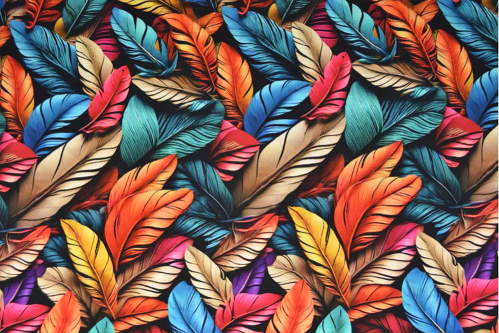 Viskosestoff 3D - Federn 