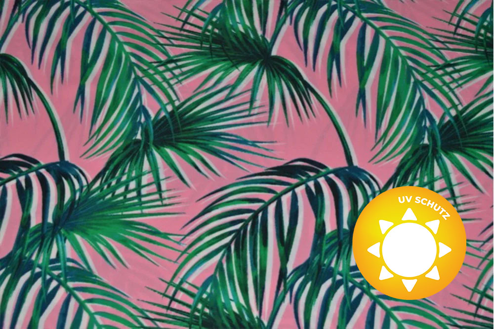 Badeanzugstoff - Palmen 
