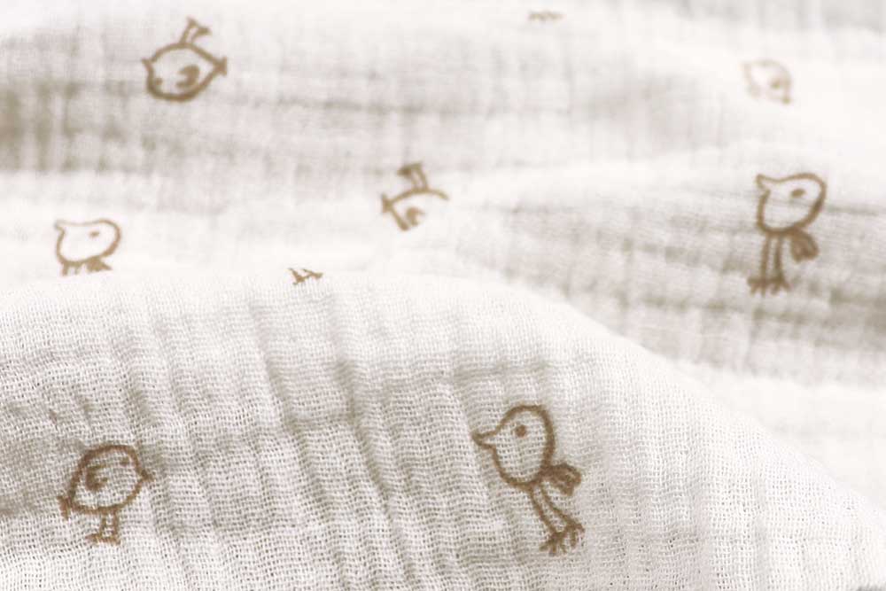 Musselin - Birdy - Off White 