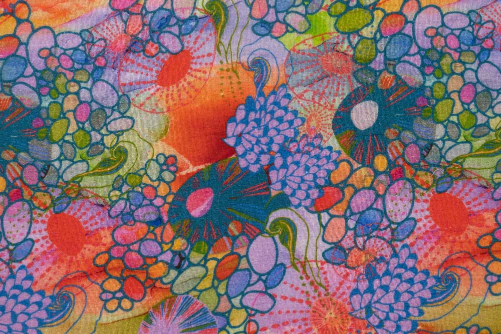 Musselin - Abstract Flowers 