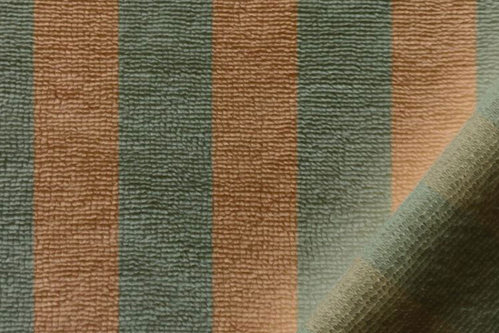 Bambus-Frottee - Salbei/Beige 