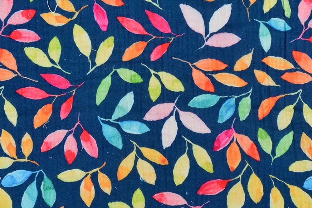 Musselin Digital - Blättermeer 