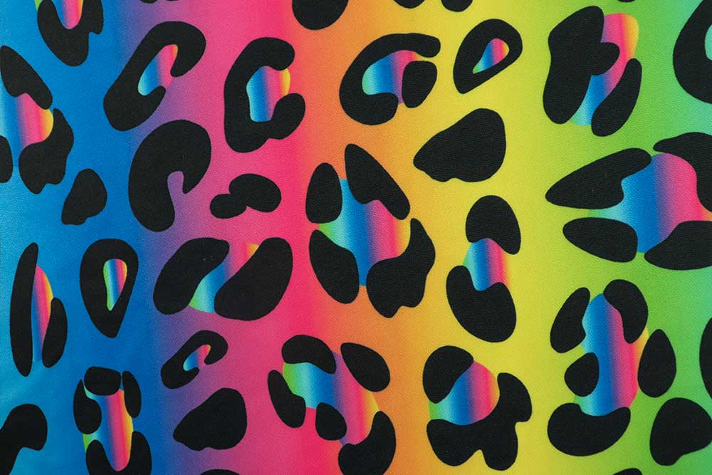 Tanzkleiderstoff - Leo Iris - Bunt 