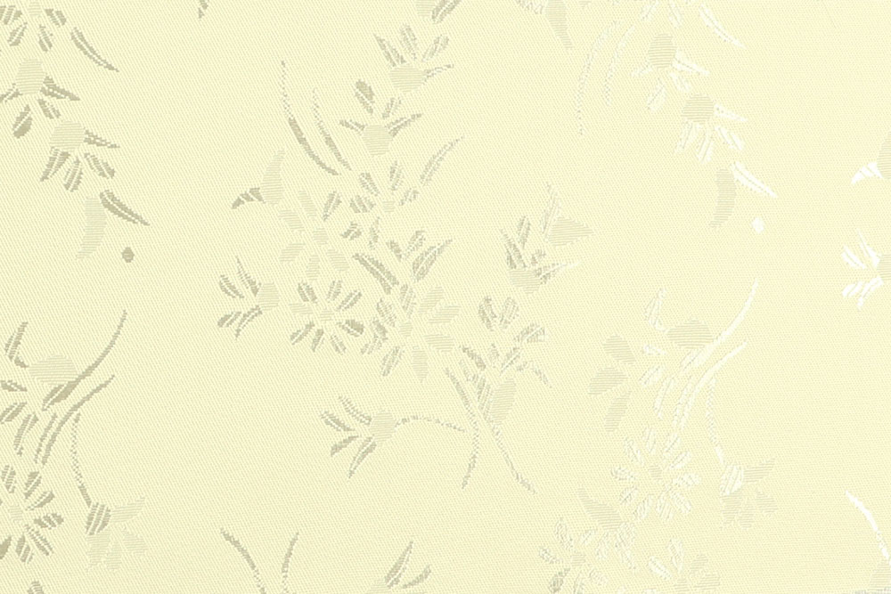 Jacquard-Taft - Zweige Creme