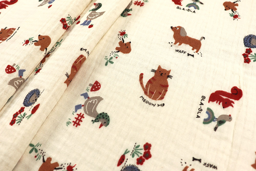 Musselin - Witzige Tiere 