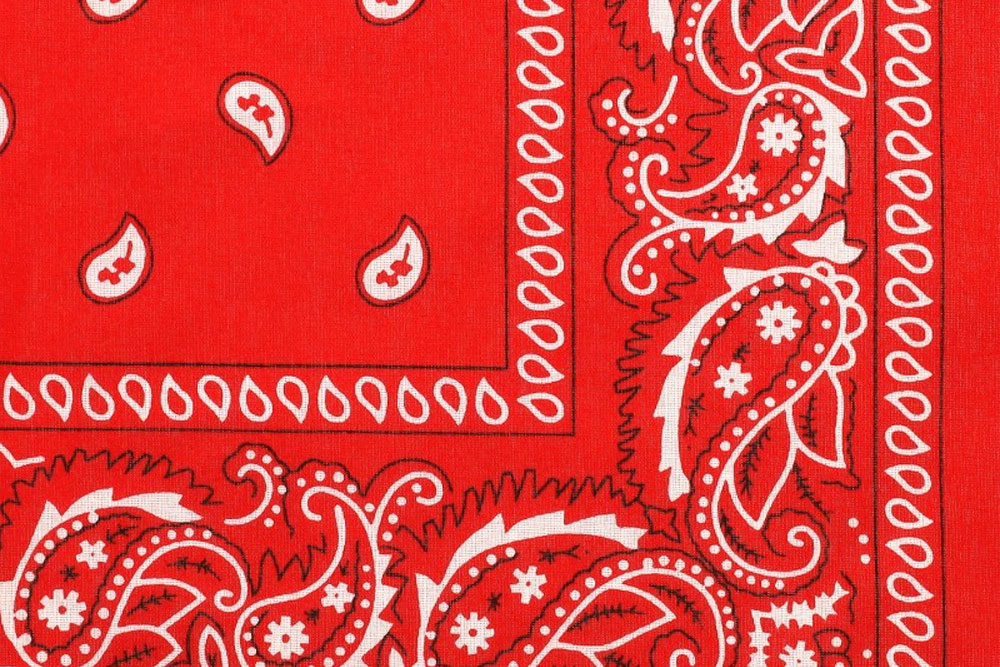Bandana - Paisley - Rot 