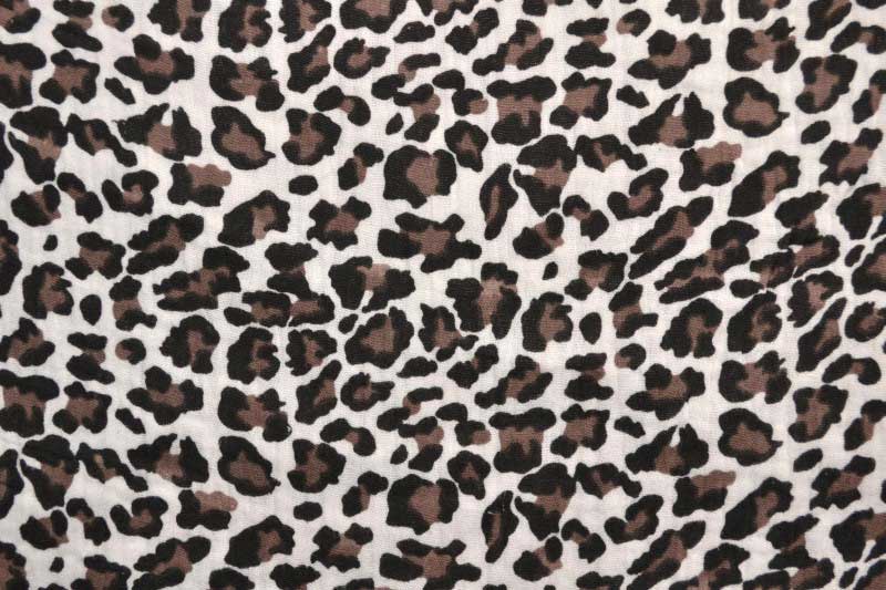 Musselin - Leo - Weiß 