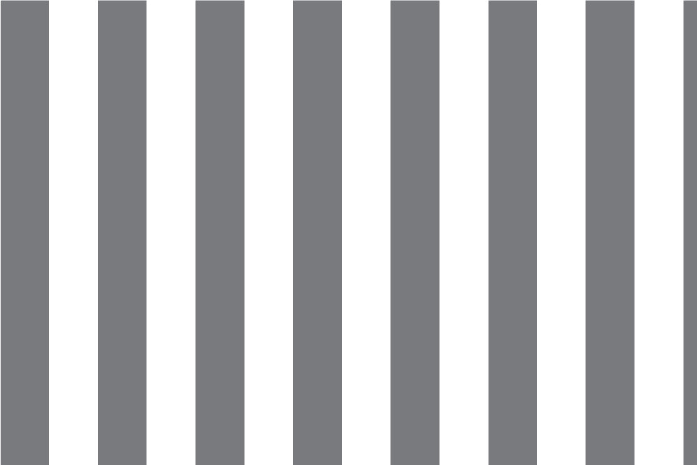 Blackout - Blockstreifen 6 cm Grau/Weiß